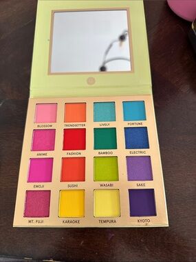 bh Cosmetics "Trendy in Tokyo" Eyeshadow Palette - Pastel Green & Rose Gold